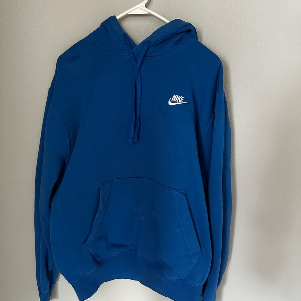 Men's Sportswear Hoodie Sweatshirt Blue
Size Small